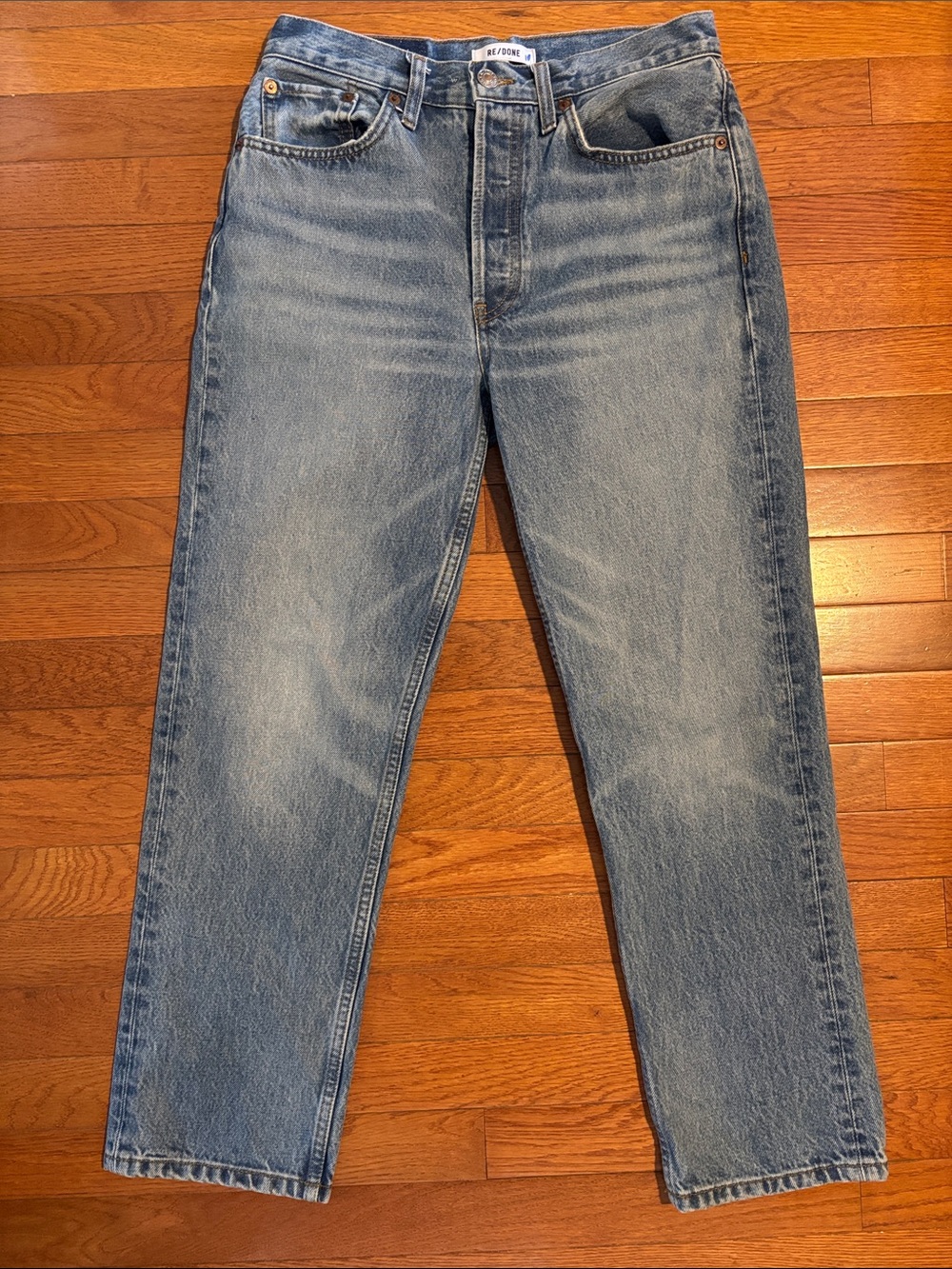Re/Done 70’s stove pipe jeans